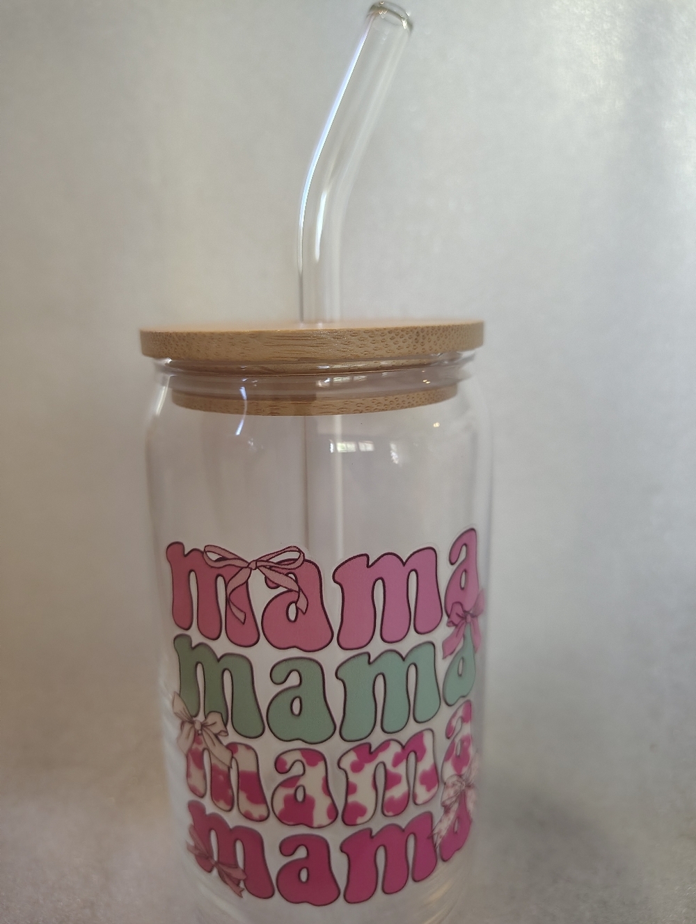 🩰 "Mama Mama Mama" Glass Tumbler